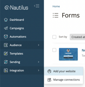 How To Setup Nautilus Website Integration - Nautilus Mail Help Centre